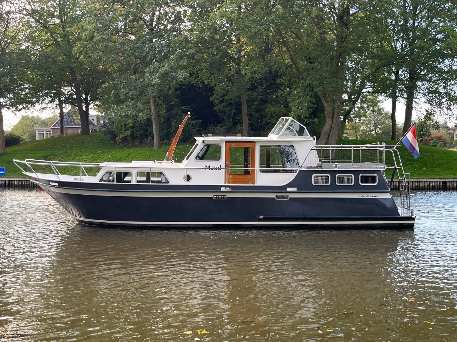 Molenkruiser 10,50m | DAF475 80 pk | Boegschroef | Vaarklaar, Watersport en Boten, Gebruikt, Diesel, 80 pk, Walstroom
