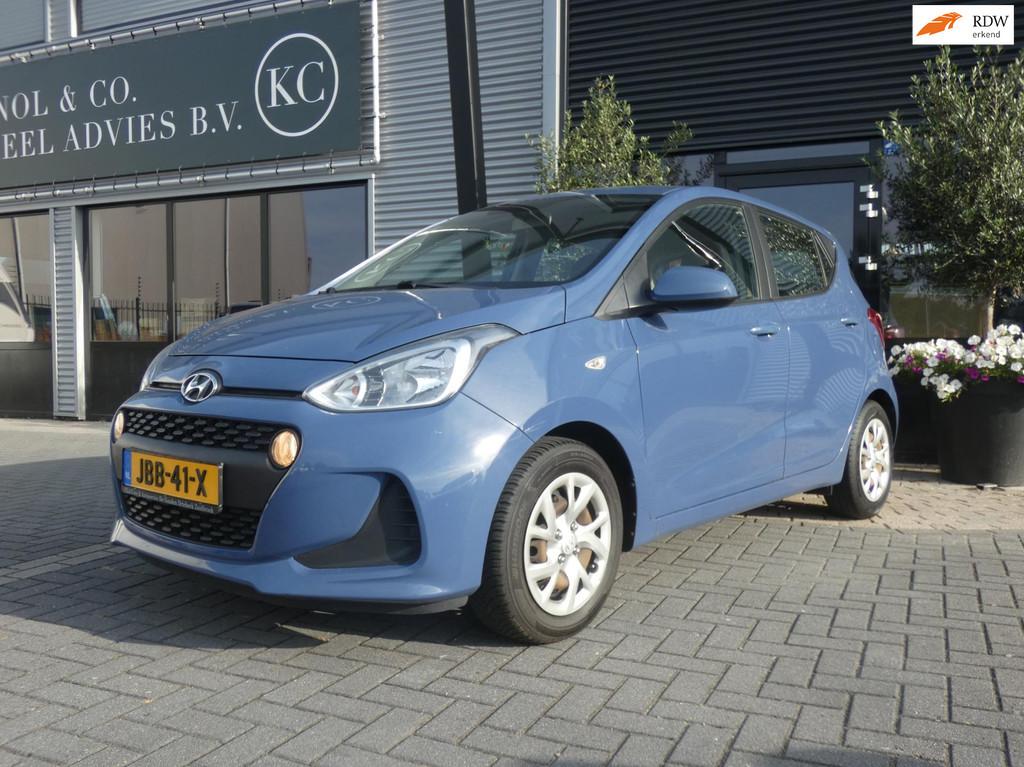 Hyundai I10 1.0i i-Motion Premium, Auto's, Voorwielaandrijving, Stof, Gebruikt, Euro 6