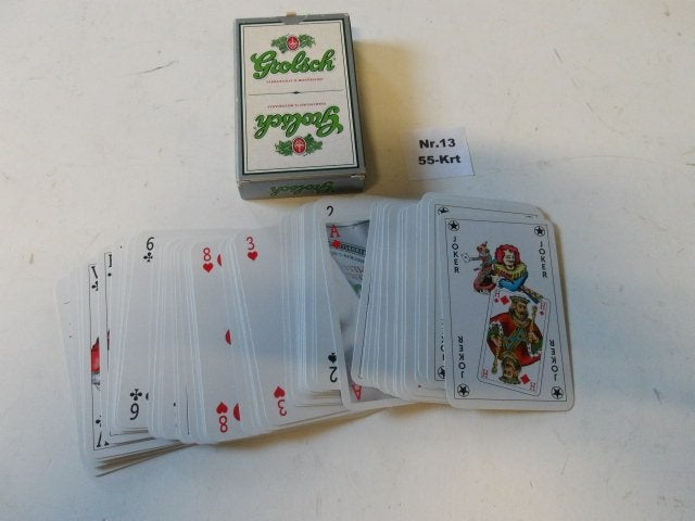 Grolsch speelkaarten (nr.13)) 55-Krt, Ophalen of Verzenden, Nieuw, Overige typen, Grolsch