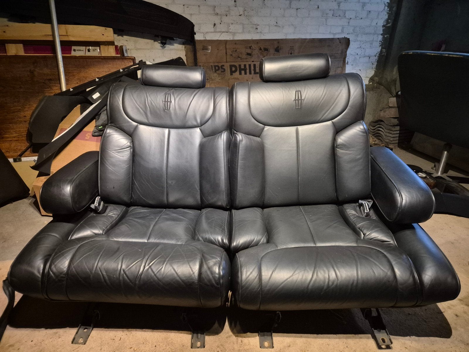 Ford Lincoln Towncar zeer net zwart leren interieur, Auto-onderdelen, Interieur en Bekleding, Ophalen, Lincoln