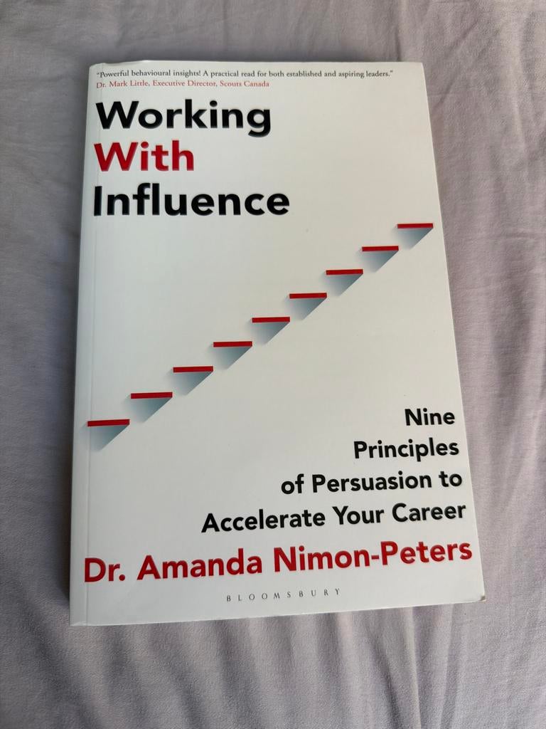Working With Influence - Dr. Amanda Nimon-Peters, Boeken, Advies, Hulp en Training, Zo goed als nieuw, Ophalen of Verzenden