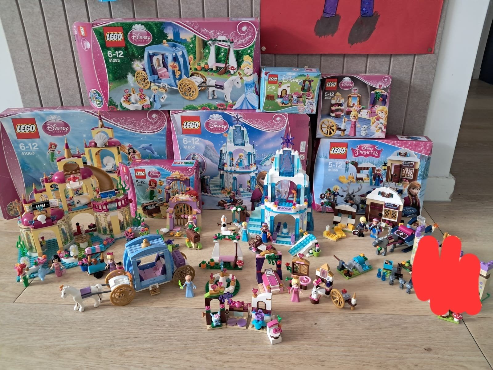 Lego Disney 9 sets, Lego, Ophalen of Verzenden, Zo goed als nieuw, Disney