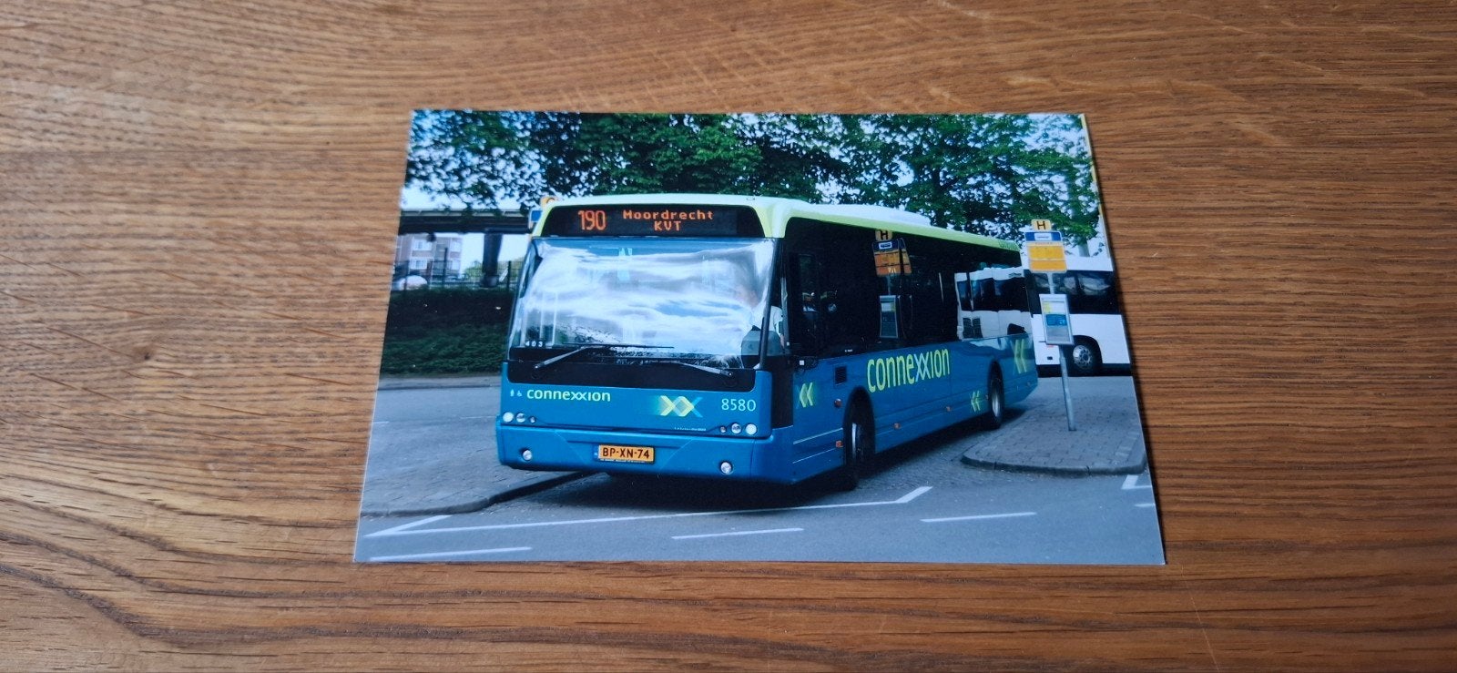 Bus foto Connexxion 8580 - Gouda, Verzamelen, Spoorwegen en Tramwegen, Ophalen of Verzenden, Zo goed als nieuw, Bus of Metro, Overige typen
