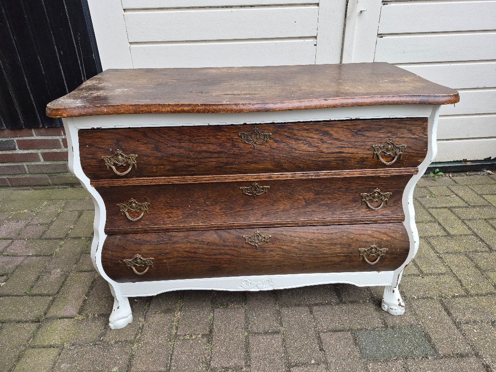 Ladenkastje, Huis en Inrichting, Ophalen, Minder dan 50 cm, Gebruikt, Eikenhout