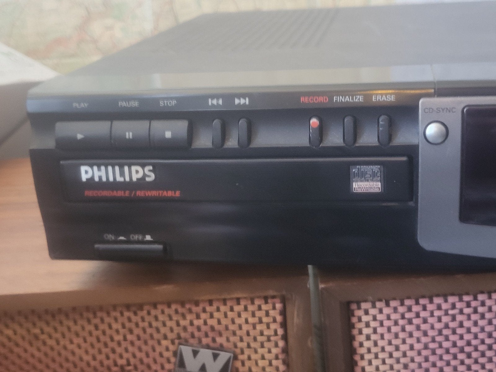 Philips CDR 760 Audio Compact Disc Recorder, Audio, Tv en Foto, Cd-spelers, Ophalen, Gebruikt, Philips
