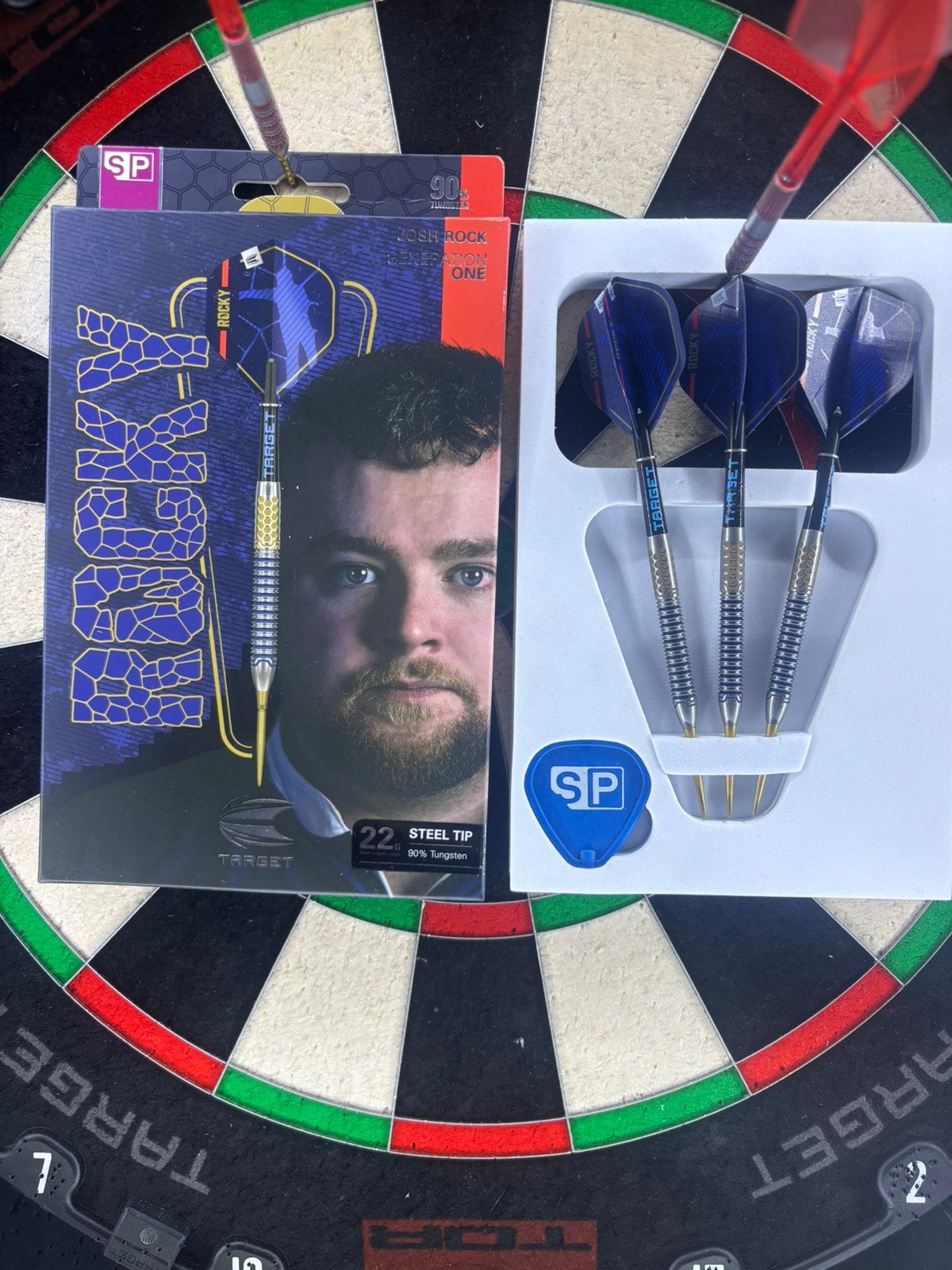 Josh Rock Darts 22 Gram, Ophalen of Verzenden, Zo goed als nieuw, Pijlen