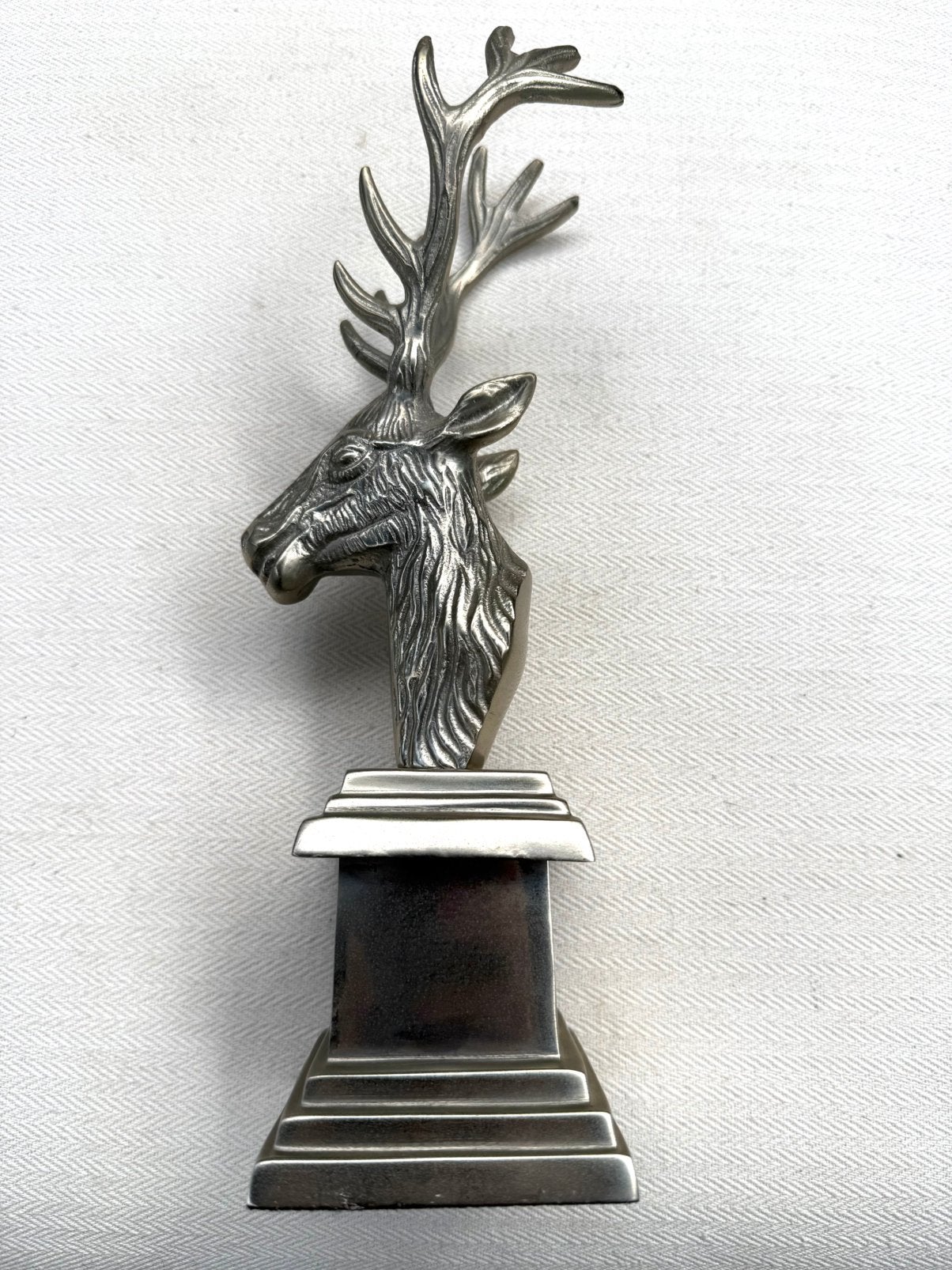 6x Hert op sokkel – ideaal als decoratie of award, Ophalen of Verzenden, Zo goed als nieuw