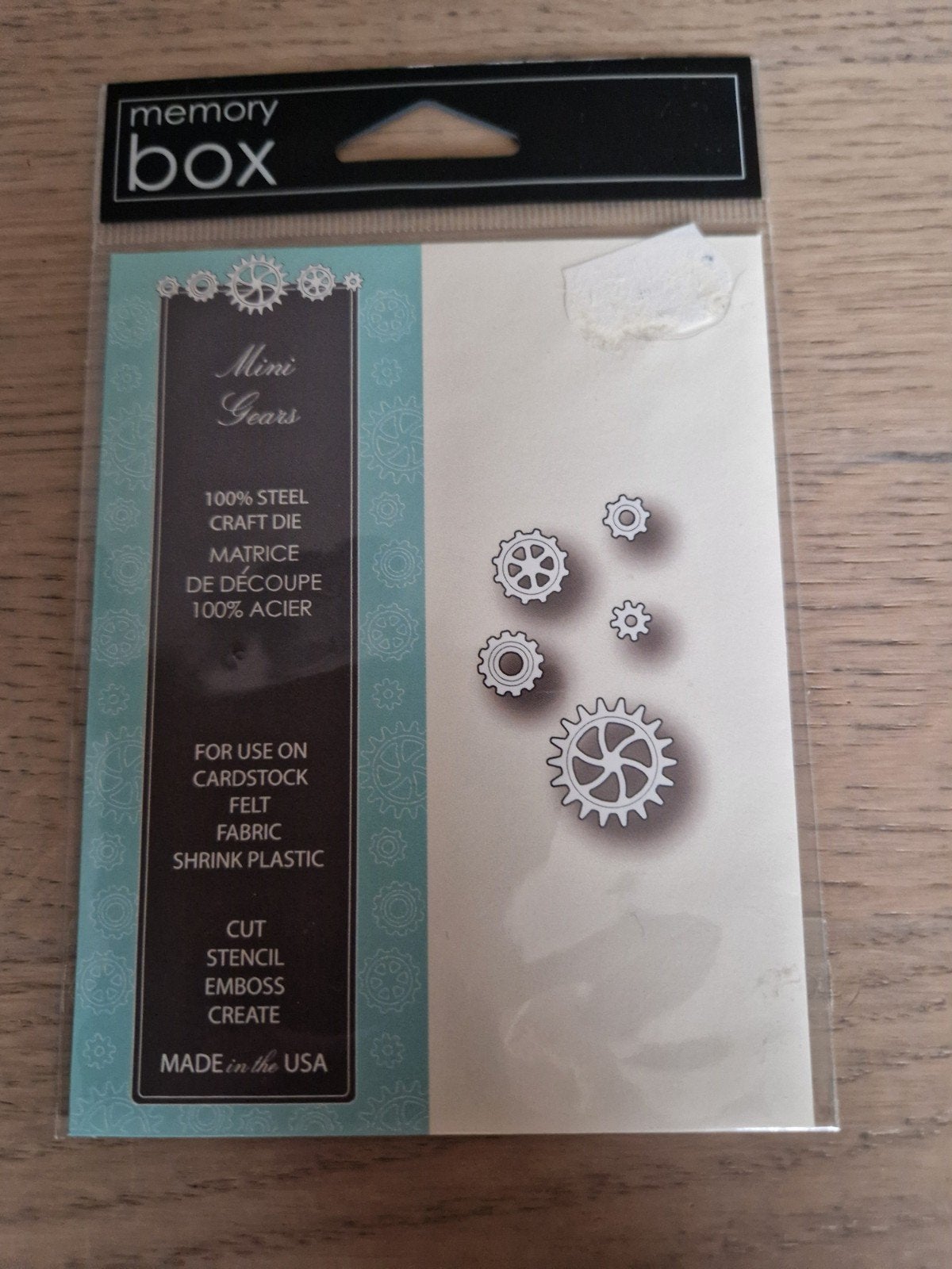 Memory Box Mini Gears Stansmessen - 100% Staal, Ophalen of Verzenden, Nieuw