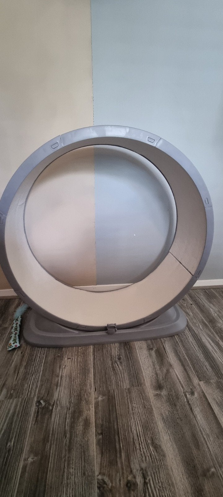 katten loopwiel, Ophalen