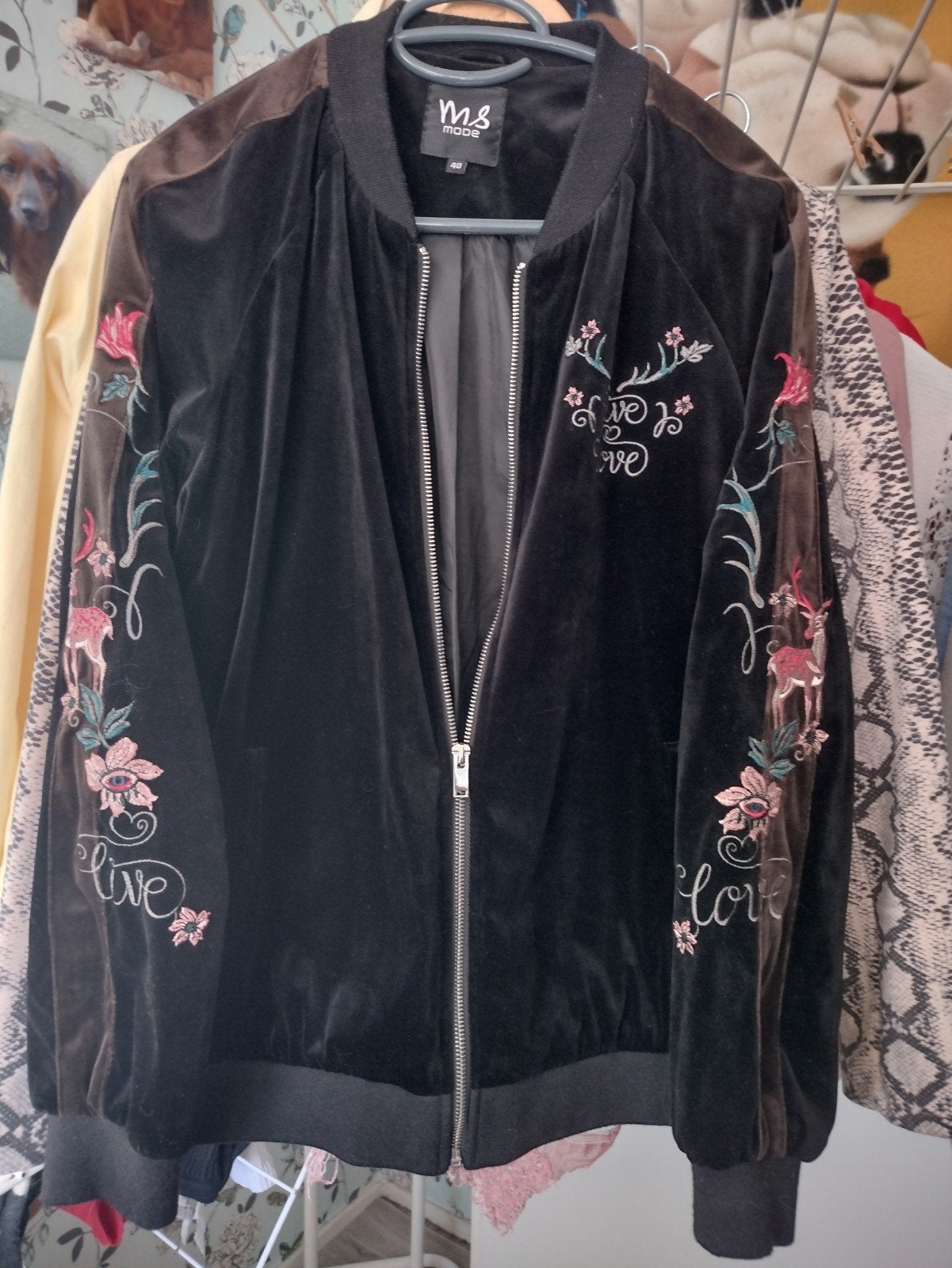 leuke jas/vest, Ophalen of Verzenden, Zo goed als nieuw, Maat 38/40 (M), Zwart
