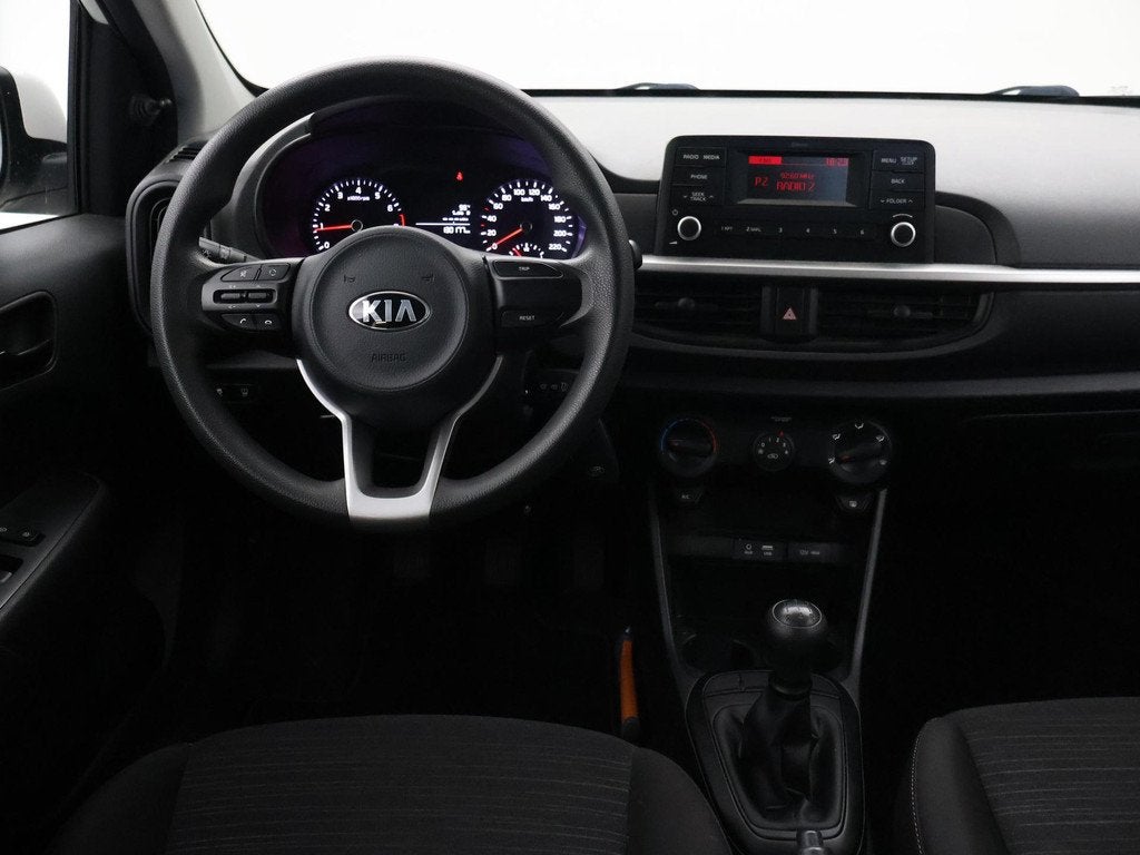 Kia Picanto 1.0 CVVT ECONOMYPLUSLINE 5-DEURS + AIRCO | BLUET, Auto's, Kia, Voorwielaandrijving, Stof, Gebruikt, Euro 6