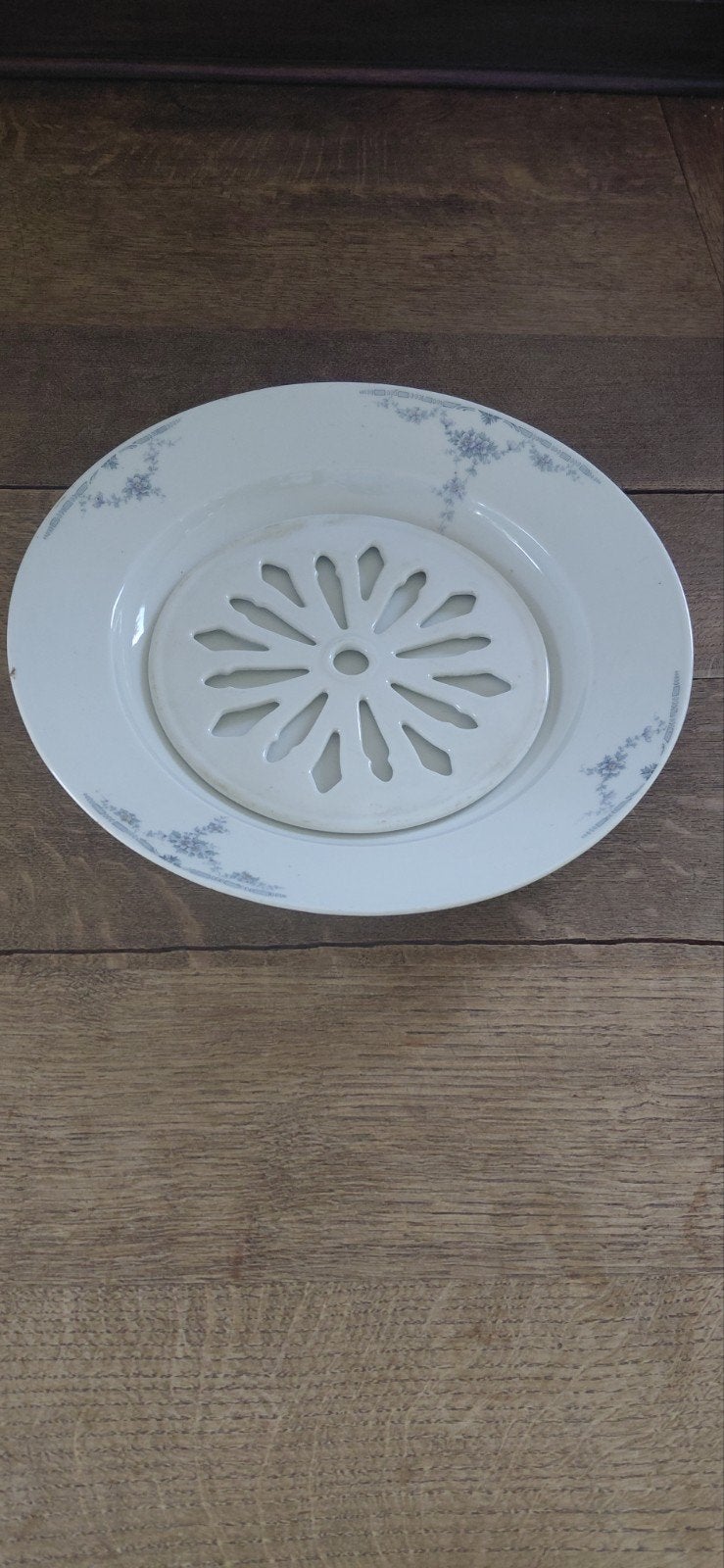 Visbord met treef, Antiek en Kunst, Antiek | Servies los, Ophalen
