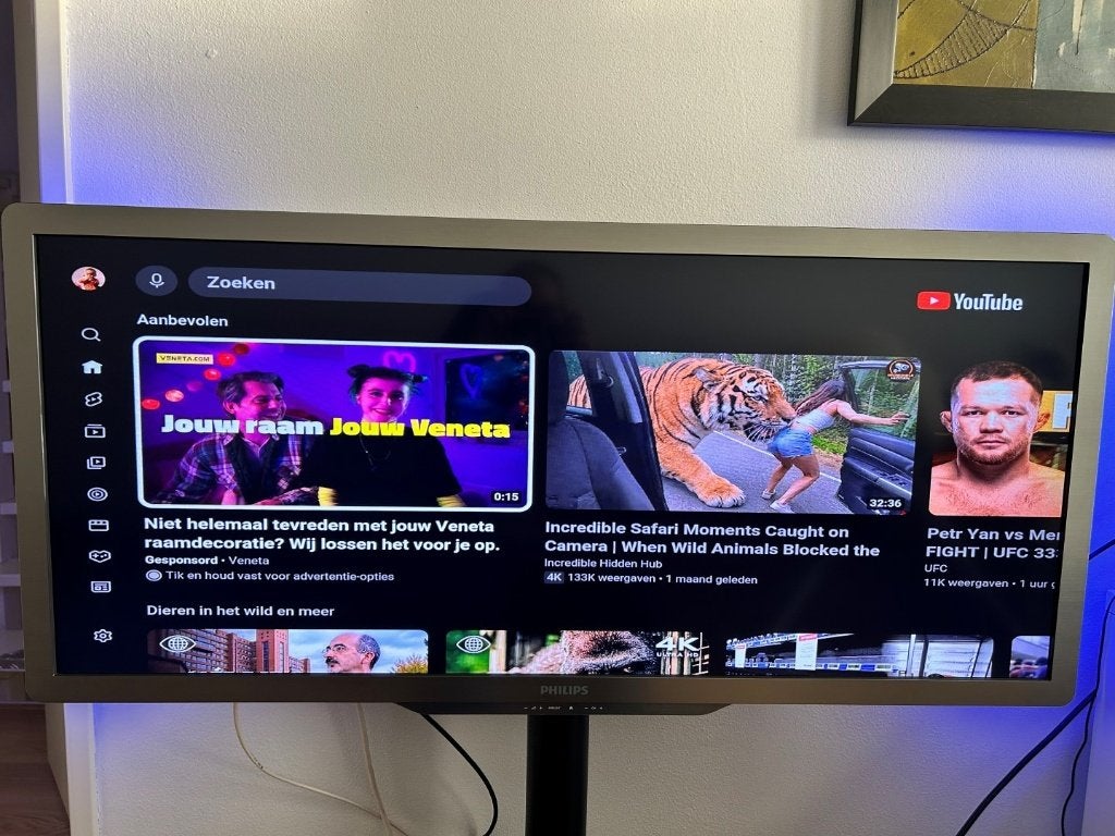 's Werelds eerste Smart TV van bioscoopformaat 21:9, Ophalen, Philips, 50 Hz, LCD