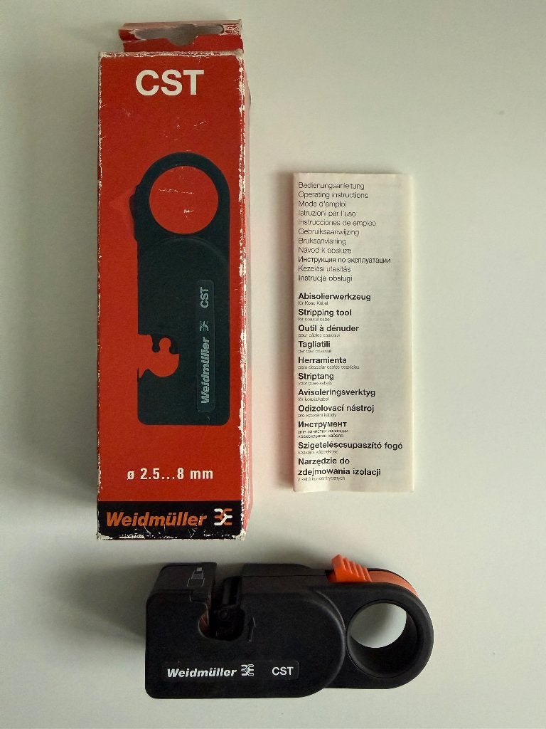 Weidmüller 9030500000 CST kabelstripper / striptang, Ophalen of Verzenden, Gebruikt, Snijgereedschap, Overige merken