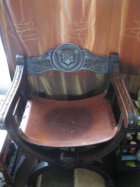 Mooie, nette ridderstoel., Antiek en Kunst, Antiek | Meubels | Stoelen en Banken, Ophalen