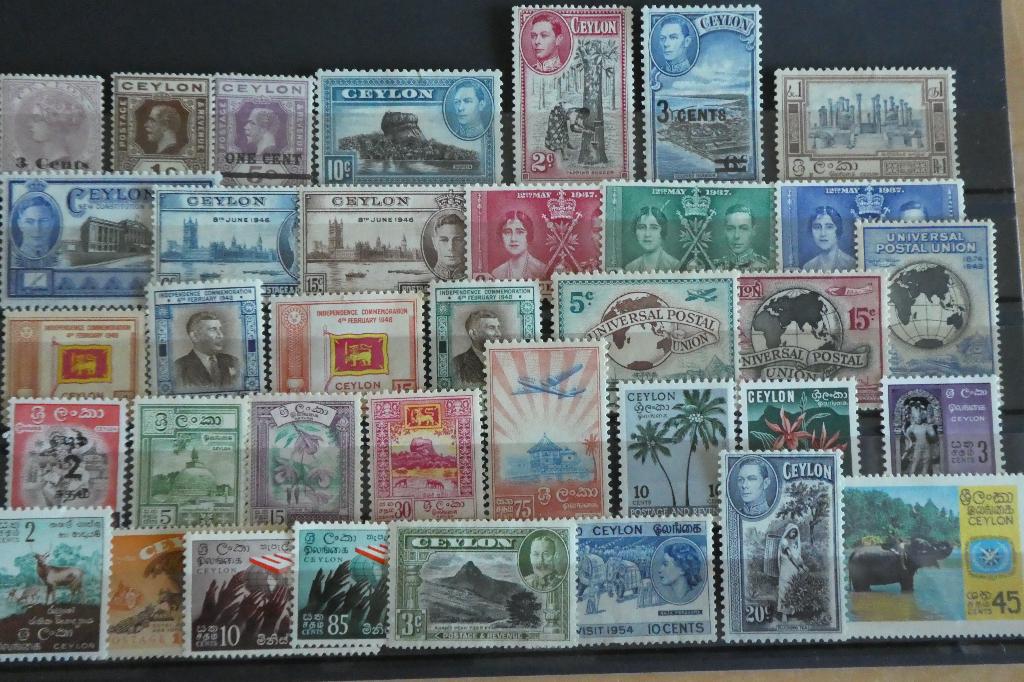 RM-15 : Kaart leuke zegels Ceylon., Verzenden, Buitenland
