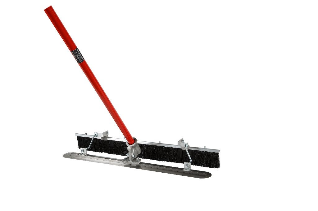 KREBER K1200 Fresno float afwerkspaan met bezem nieuw, Ophalen of Verzenden, Nieuw, Benzine, KREBER