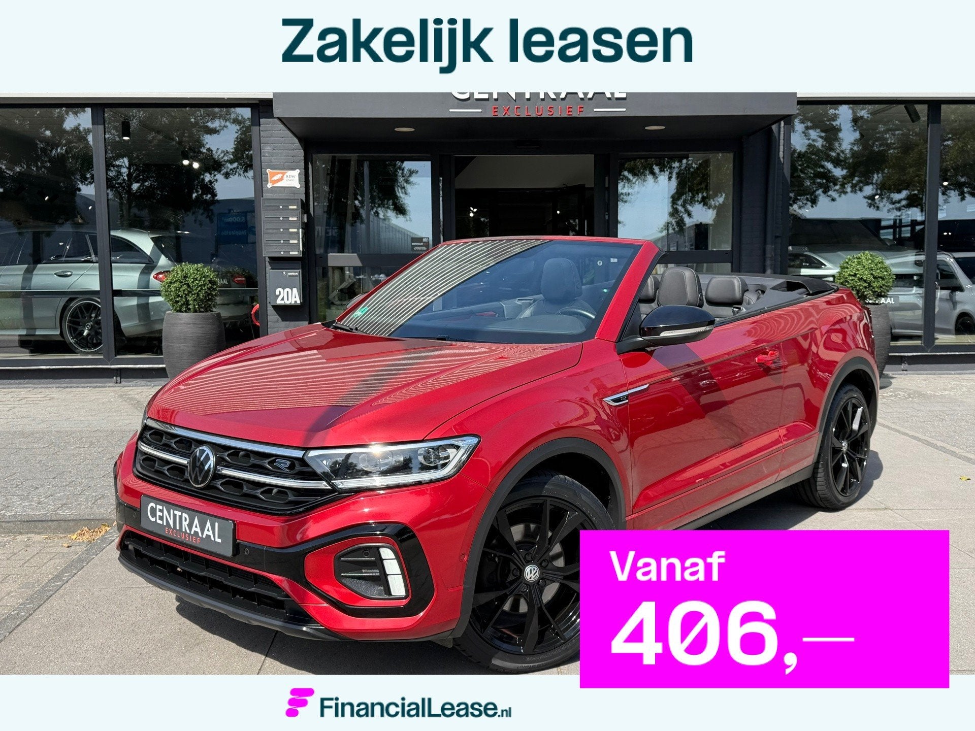 Volkswagen T-Roc Cabrio 1.5 TSI R-Line Leder|ACC|Keyless|Bea, Zwart, 4 cilinders, 4 stoelen, Bedrijf