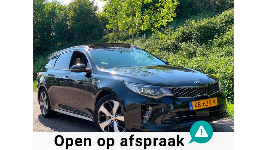 Kia Optima Sportswagon 1.7 CRDi GT-Line 2019 PANO LEDER H&K, Gebruikt, Euro 6, 4 cilinders, 1535 kg