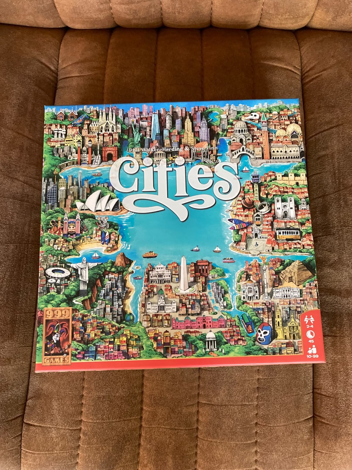 Cities bordspel inclusief Amsterdam/Antwerpen promo, Ophalen of Verzenden, Zo goed als nieuw