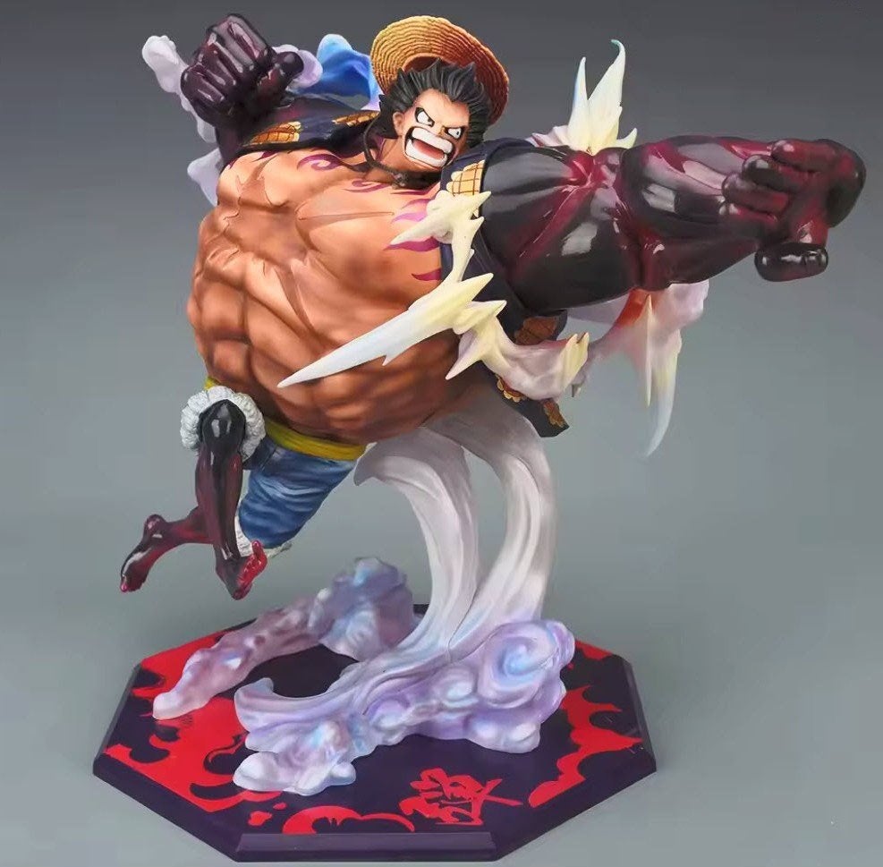 One Piece Luffy Gear Four Megahouse POP Style Figure, Ophalen of Verzenden, Gebruikt