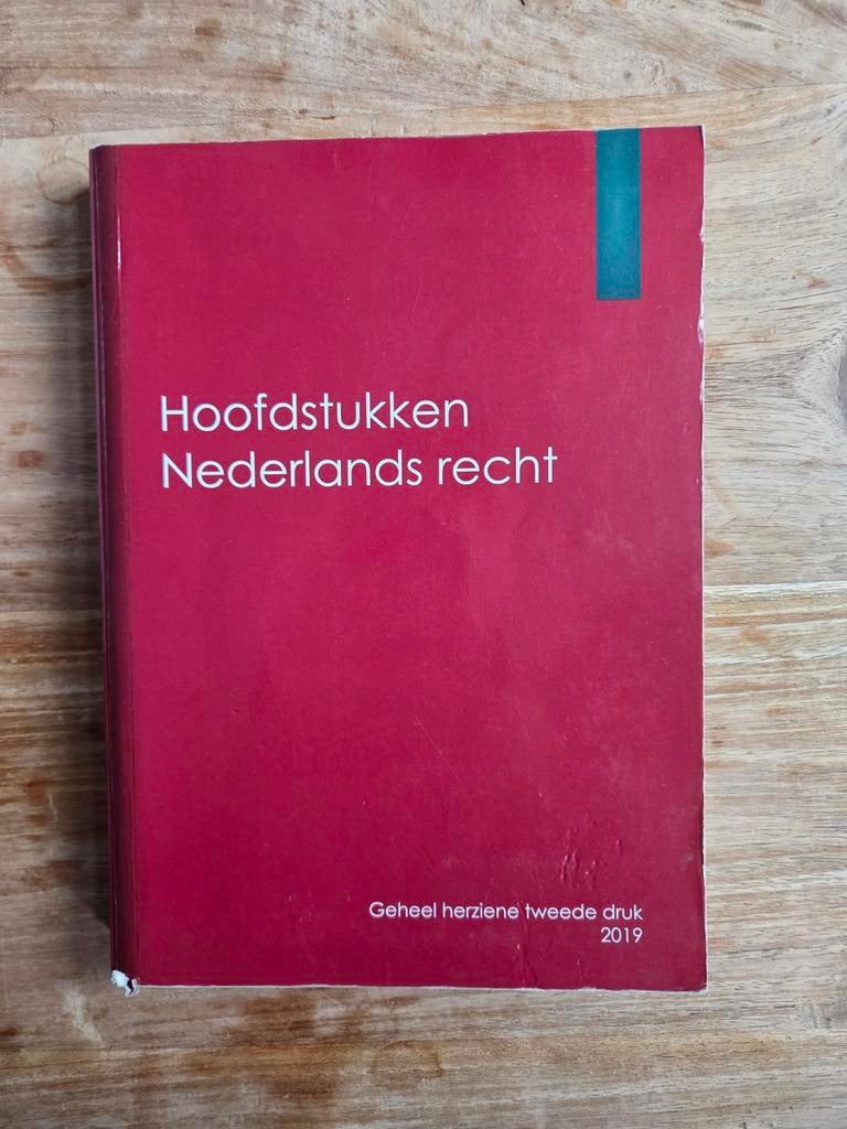 Hoofdstukken Nederlands recht - Geheel herziene tweede druk, Boeken, Studieboeken en Cursussen, Gamma, Onbekend, Gelezen, HBO