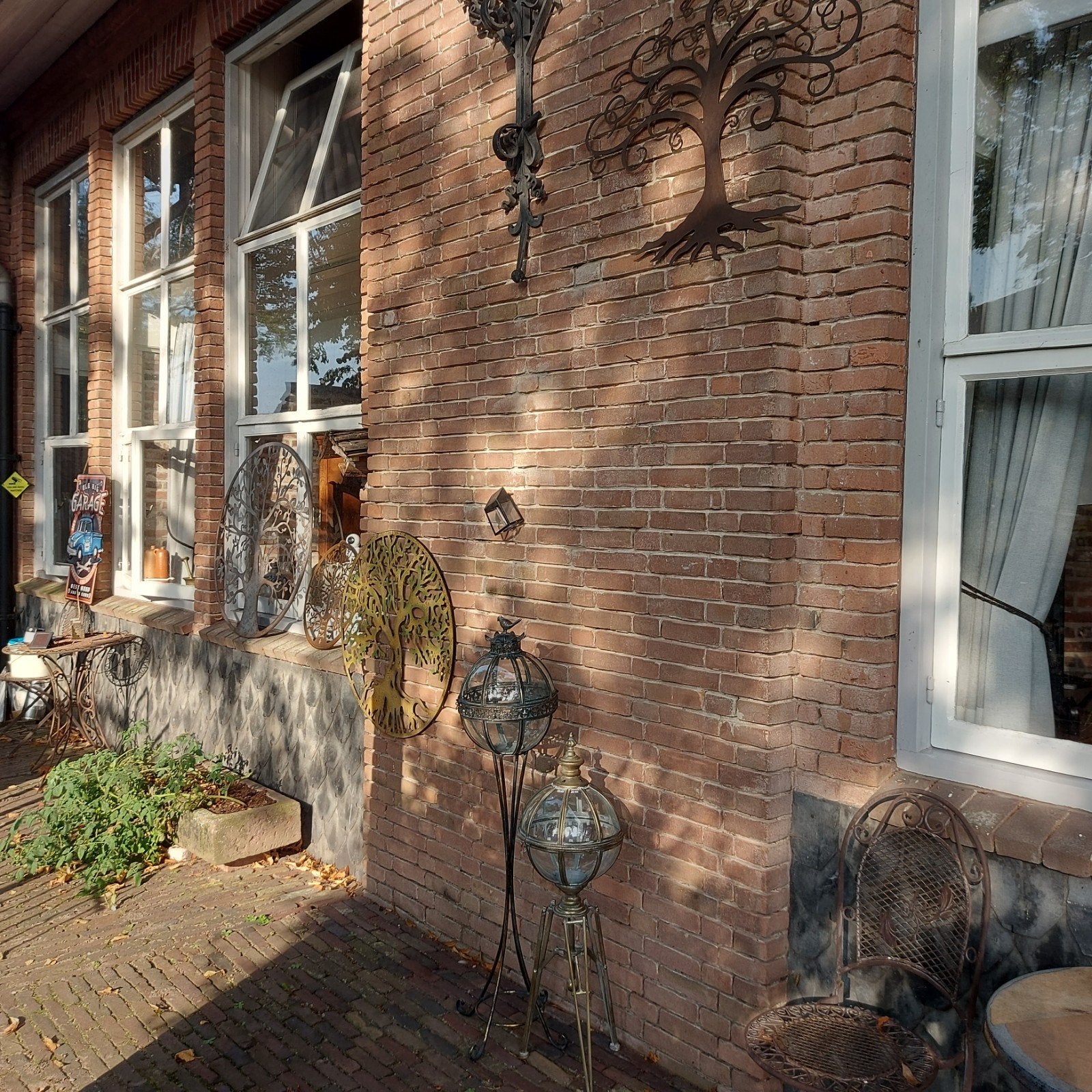 tuindecoraties levensboom de oude school Genderen ANTIEK, Ophalen of Verzenden