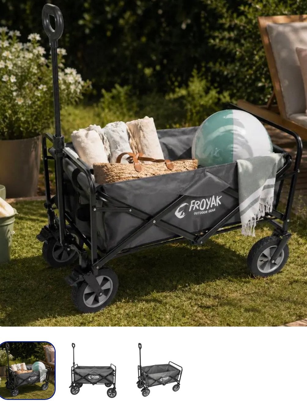 Bolderkar opbouwbare wagen, Ophalen of Verzenden, Opvouwbaar, Nieuw