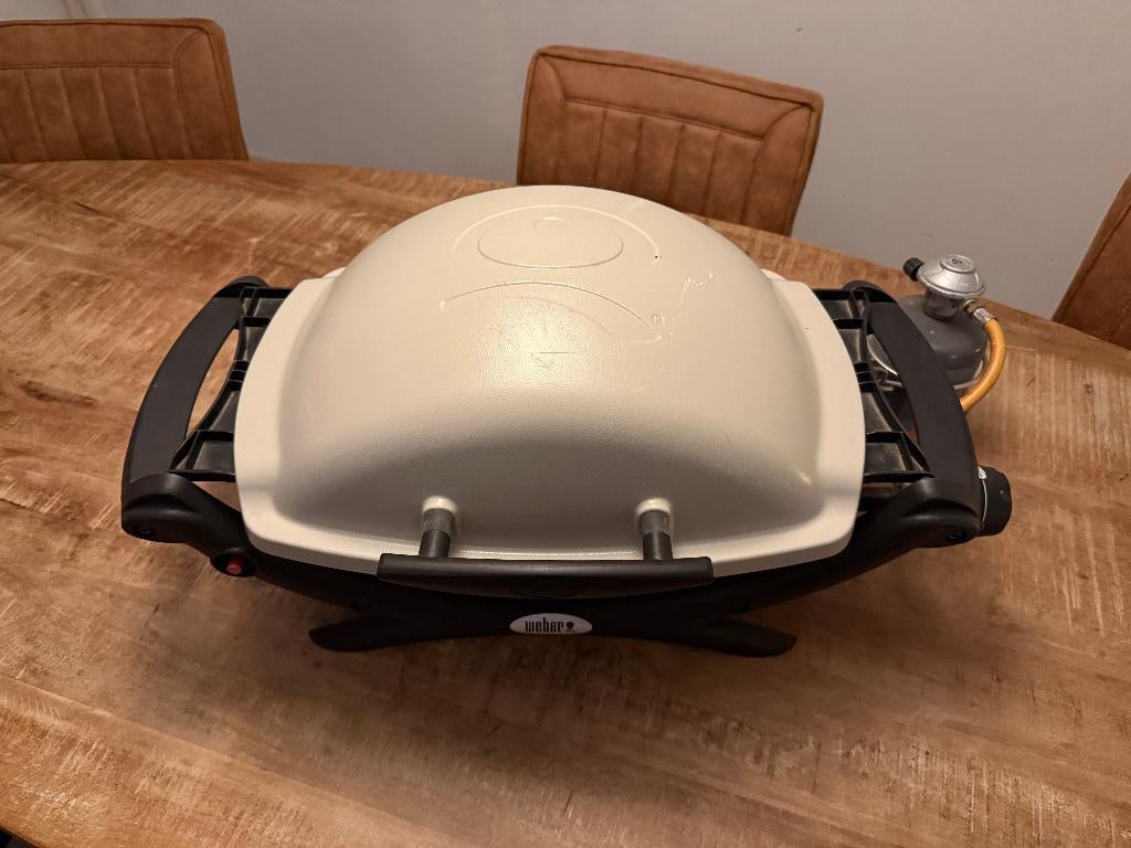 Weber Q1000 Gasgrill, Tuin en Terras, Gasbarbecues, Ophalen, Gebruikt, Weber