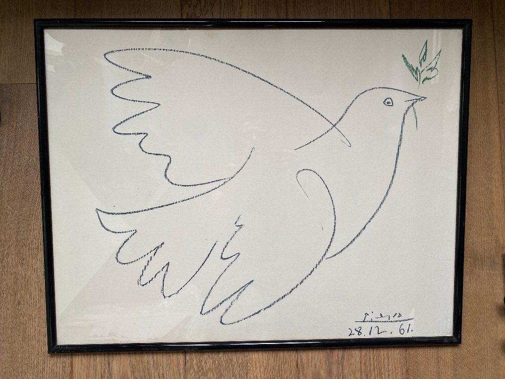 Pablo Picasso (1881-1973) - Vredesduif, Antiek en Kunst, Ophalen, Overige onderwerpen, Gelimiteerde oplage, Lithografie