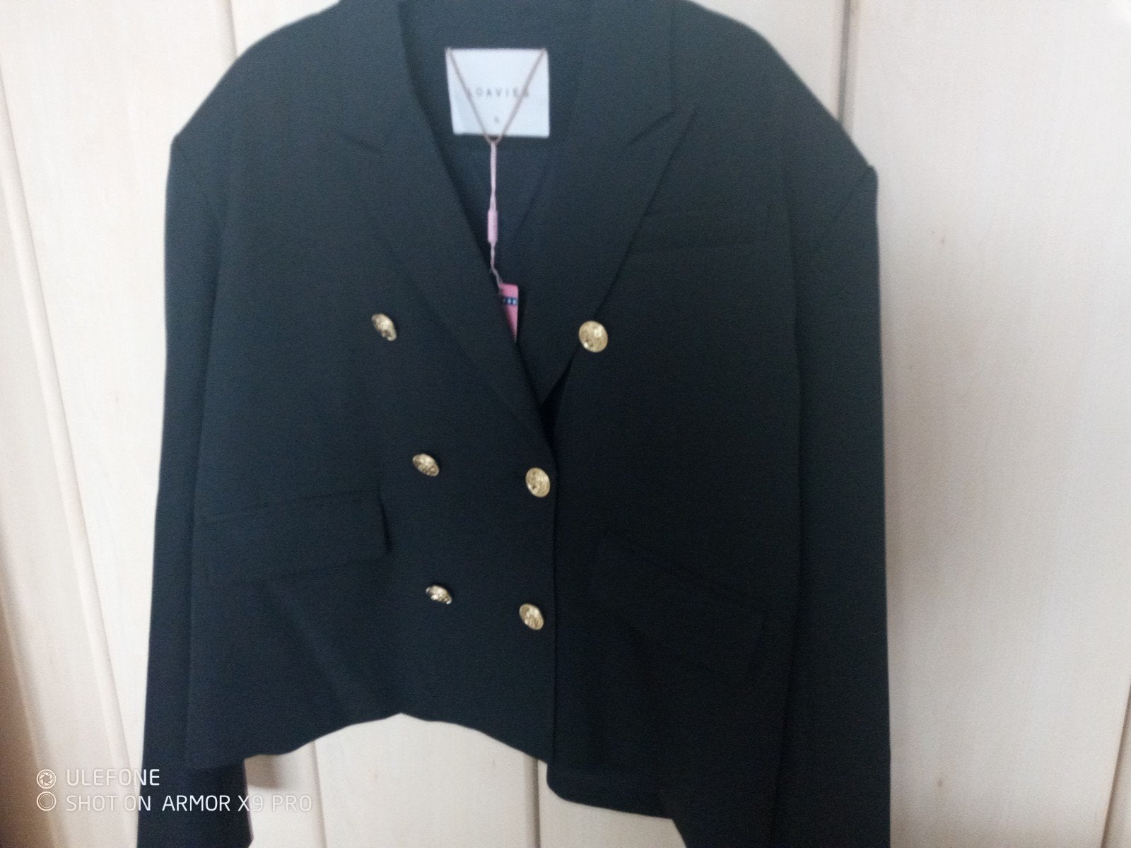 NIEUW donker blauwe blazer  XL   LOAVIES, Blauw, Maat 46/48 (XL) of groter, Nieuw, Ophalen of Verzenden