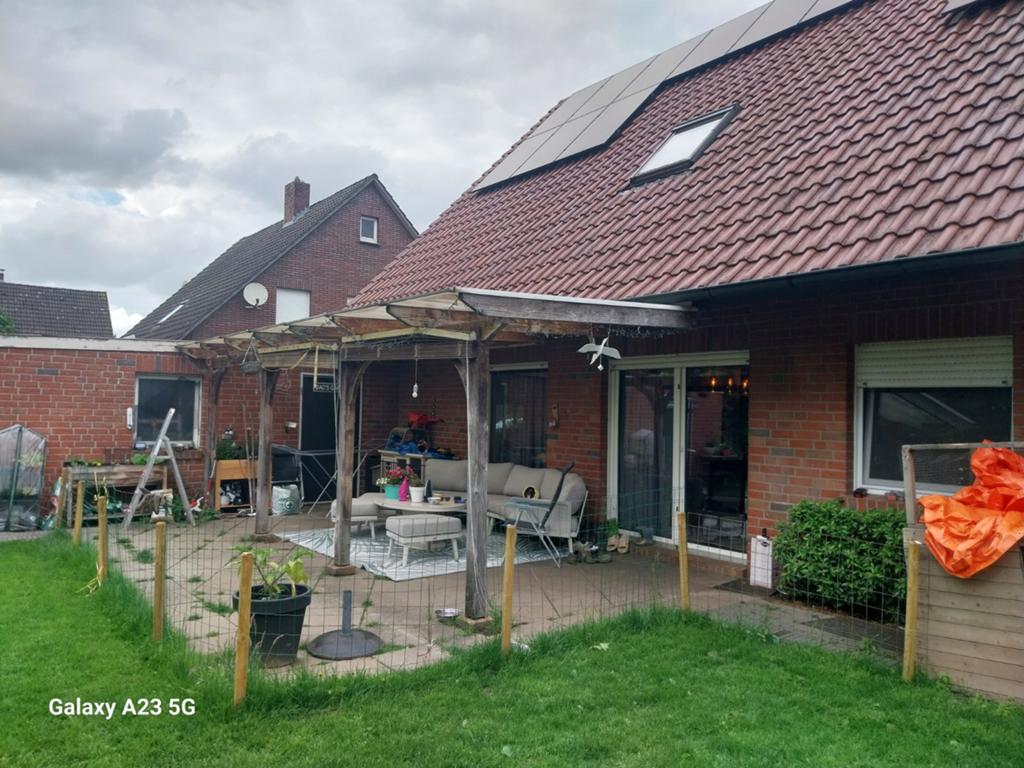 Houten overkapping 7 x 2.5 meter, Ophalen, Gebruikt, Overige typen