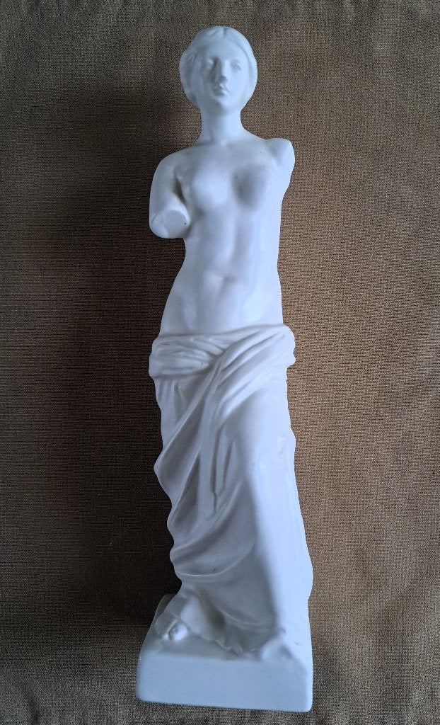 Mooi decoratief beeldje van de Venus van Milo plm 24 cm, Verzamelen, Beelden en Beeldjes, Ophalen, Zo goed als nieuw, Mens