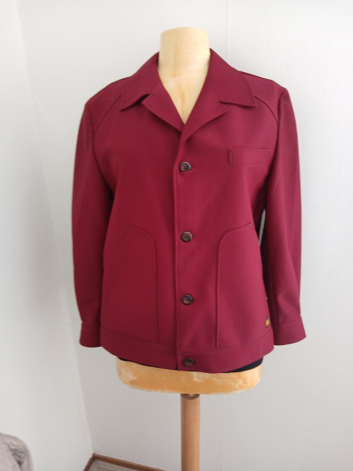 Tonny Lee leuk jasje bordeaux rood mt 42, Verzenden, Maat 42/44 (L), Nieuw, Jasje
