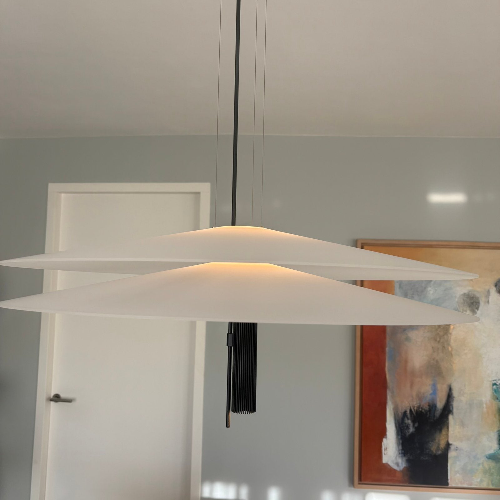 Hanglamp Flamingo van Vibia, Huis en Inrichting, Verzenden, Zo goed als nieuw, Kunststof, Modern