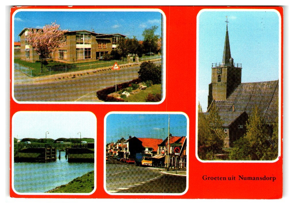 Numansdorp, Groeten uit Numansdorp, Verzenden, 1980 tot heden, Gelopen, Zuid-Holland