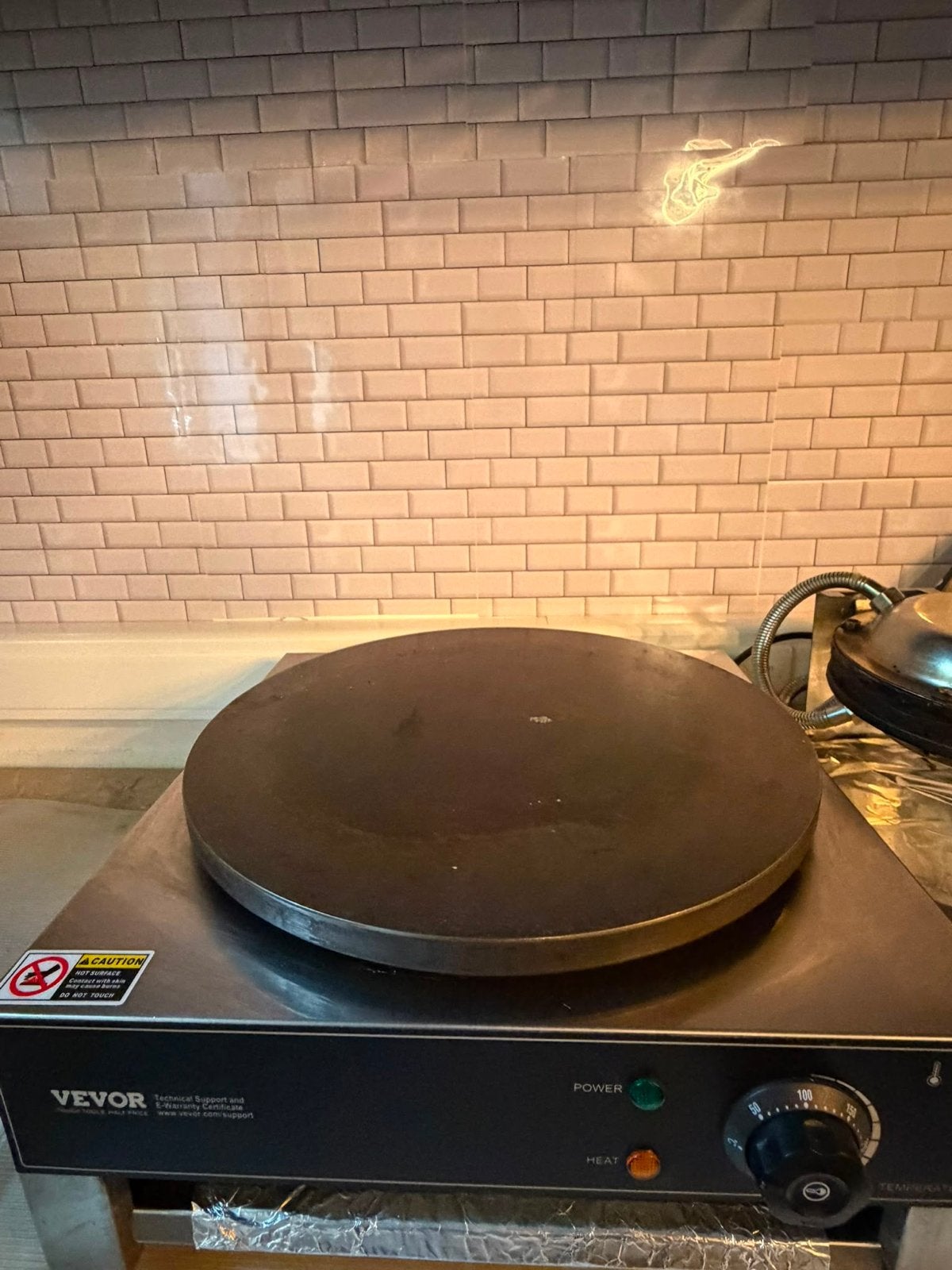 Vevor Crêpe Maker - Professionele Crêpeplaat, Ophalen of Verzenden, Gebruikt