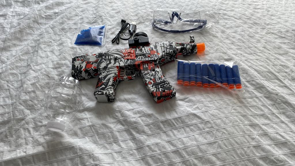 Gel Blaster Speelgoedgeweer met Accessoires, Ophalen of Verzenden, Gebruikt, Jongen of Meisje