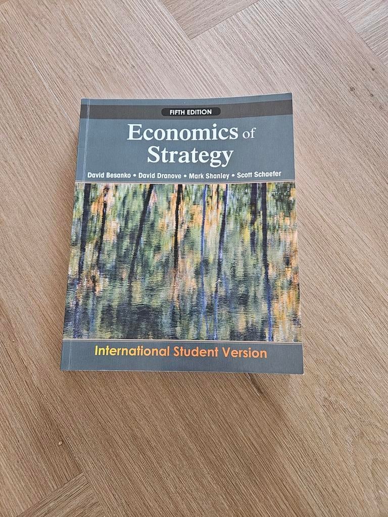 Economics of Strategy - Vijfde Editie (International), Boeken, Ophalen of Verzenden, Zo goed als nieuw, Economie en Marketing