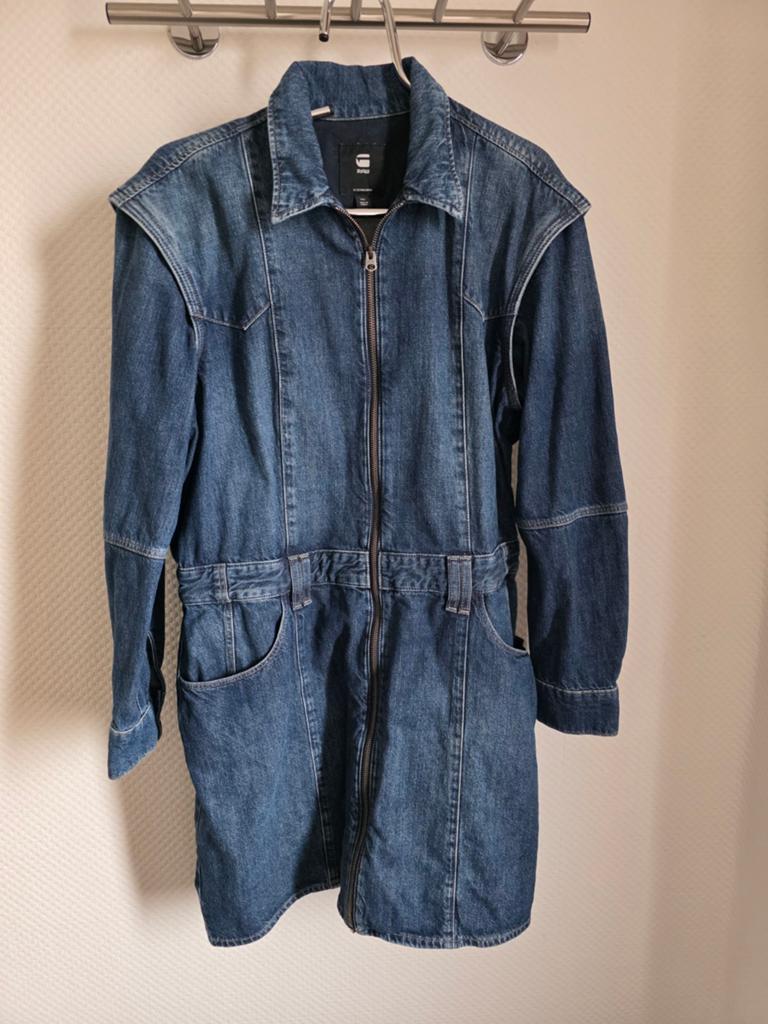 G-Star raw blauwe spijkerjurk., Blauw, Maat 46/48 (XL) of groter, Nieuw, Ophalen of Verzenden