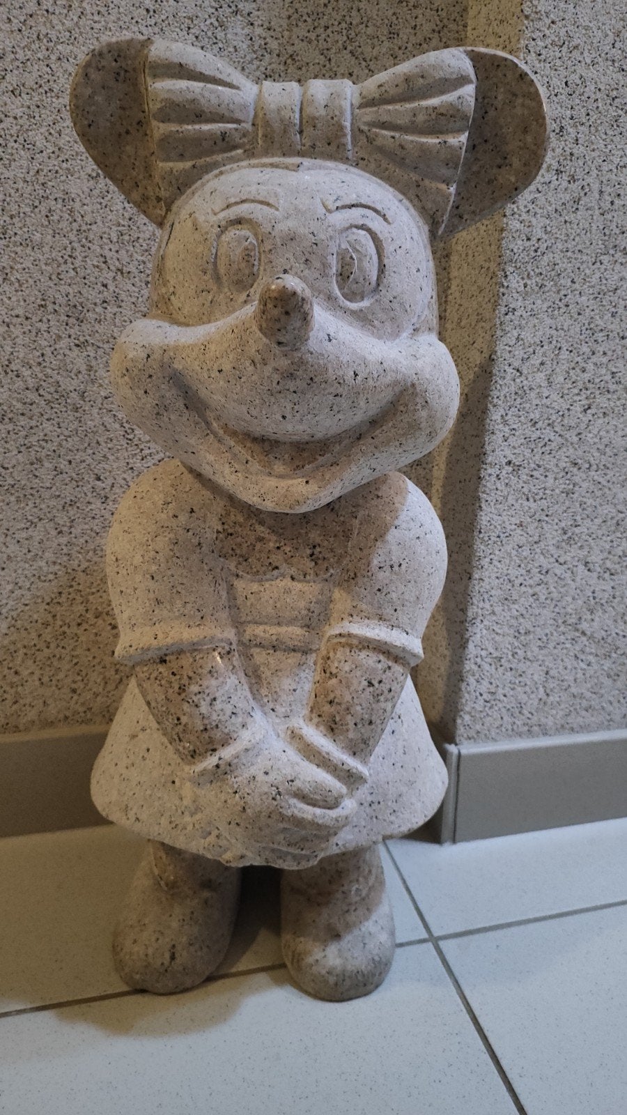 Granieten Mickey en Minnie Mouse, Tuin en Terras, Ophalen, Nieuw, Steen, Overige typen