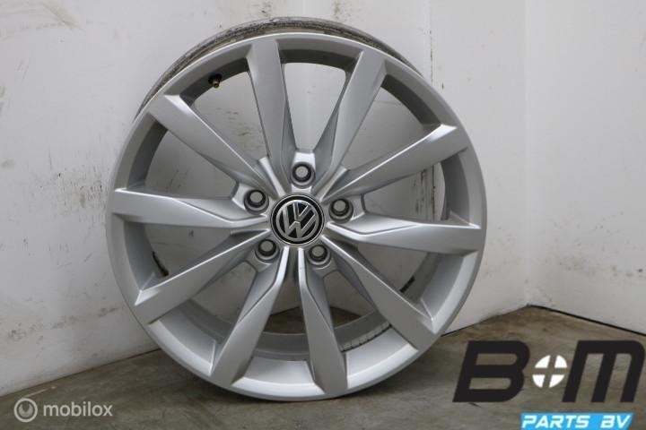 ORIGINEEL! 1 losse 17 inch Dijon velg VW Golf 7! 5G0601025BF, Gebruikt, Velg(en)