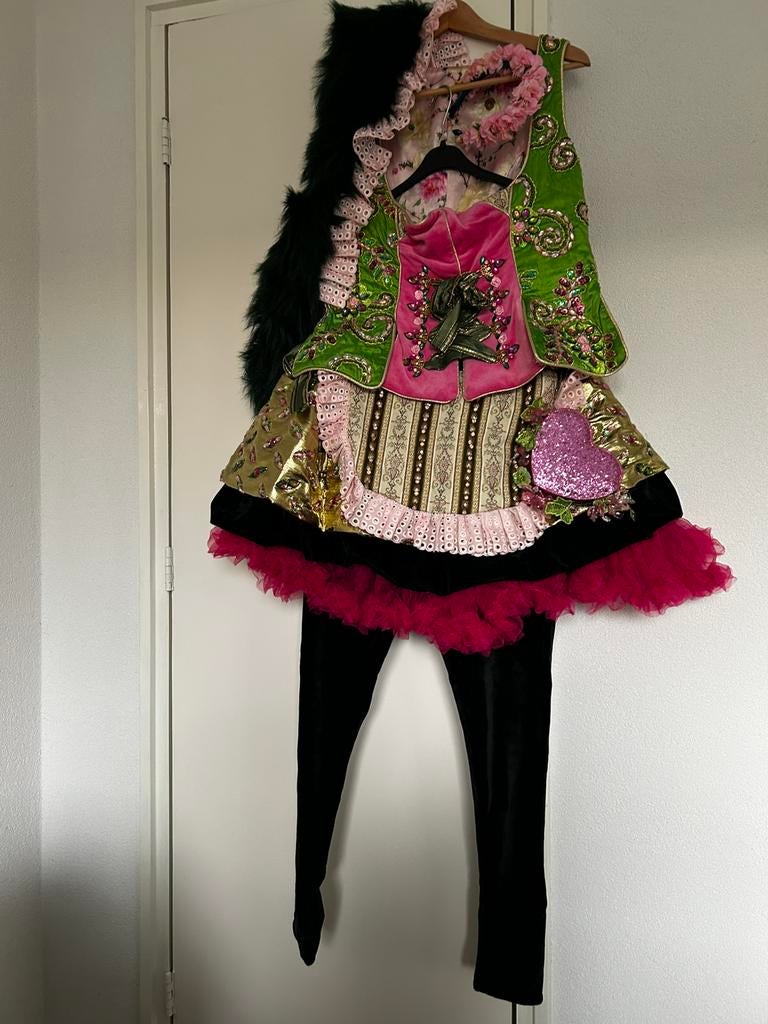 Dirndl kostuum, Kleding | Dames, Ophalen of Verzenden, Zo goed als nieuw, Carnaval
