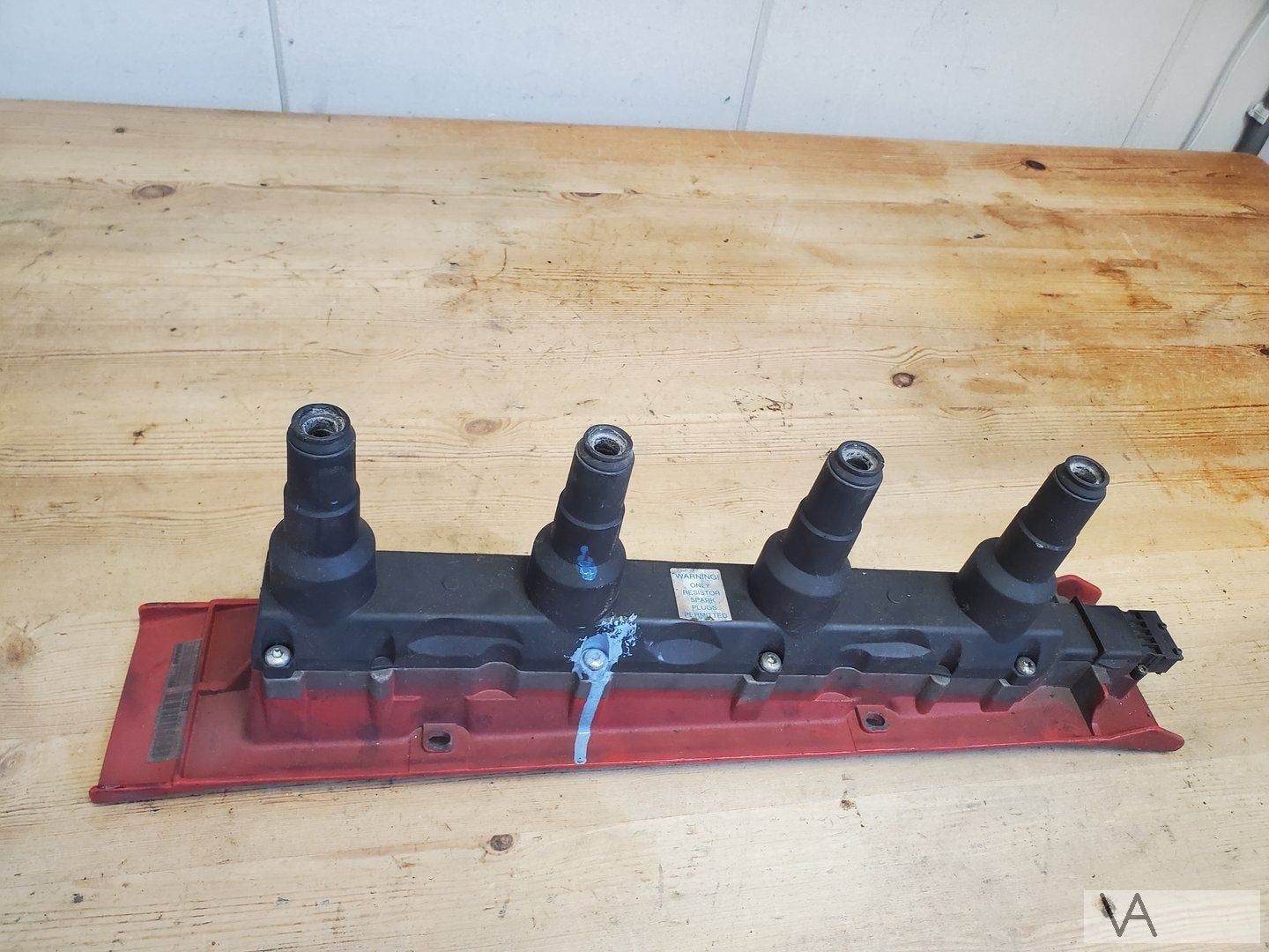 Saab 9-3 900 9000 2.0 en 2.3 bobine rood 9178955 SCHEURVRIJ, Gebruikt, -, -, Ophalen of Verzenden