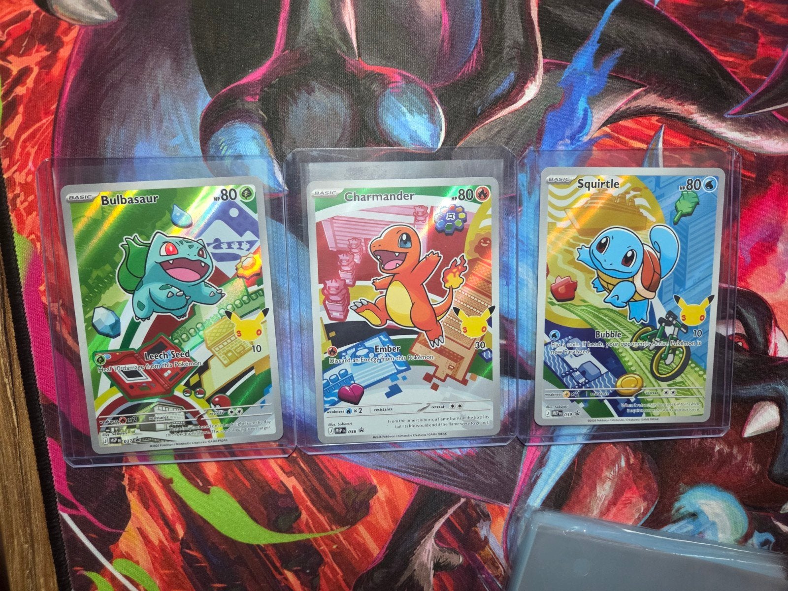 First Partner Series 1 Kanto Startes Charmander, bulbasaur, Ophalen of Verzenden, Nieuw, Losse kaart, Foil