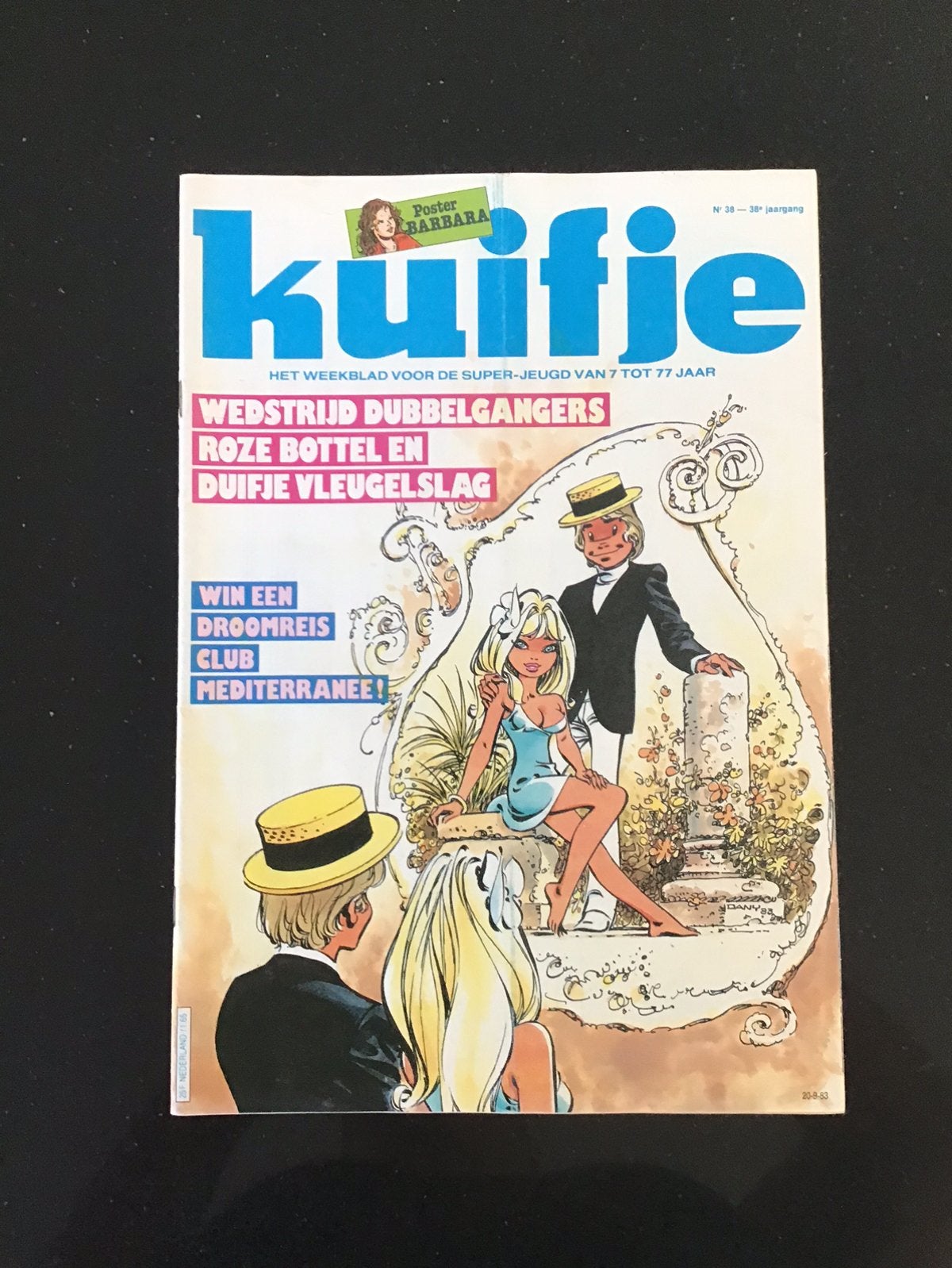 Weekblad. Kuifje. Uitgave 1983. Nummer 38., Boeken, Eén stripboek, Verzenden, Gelezen