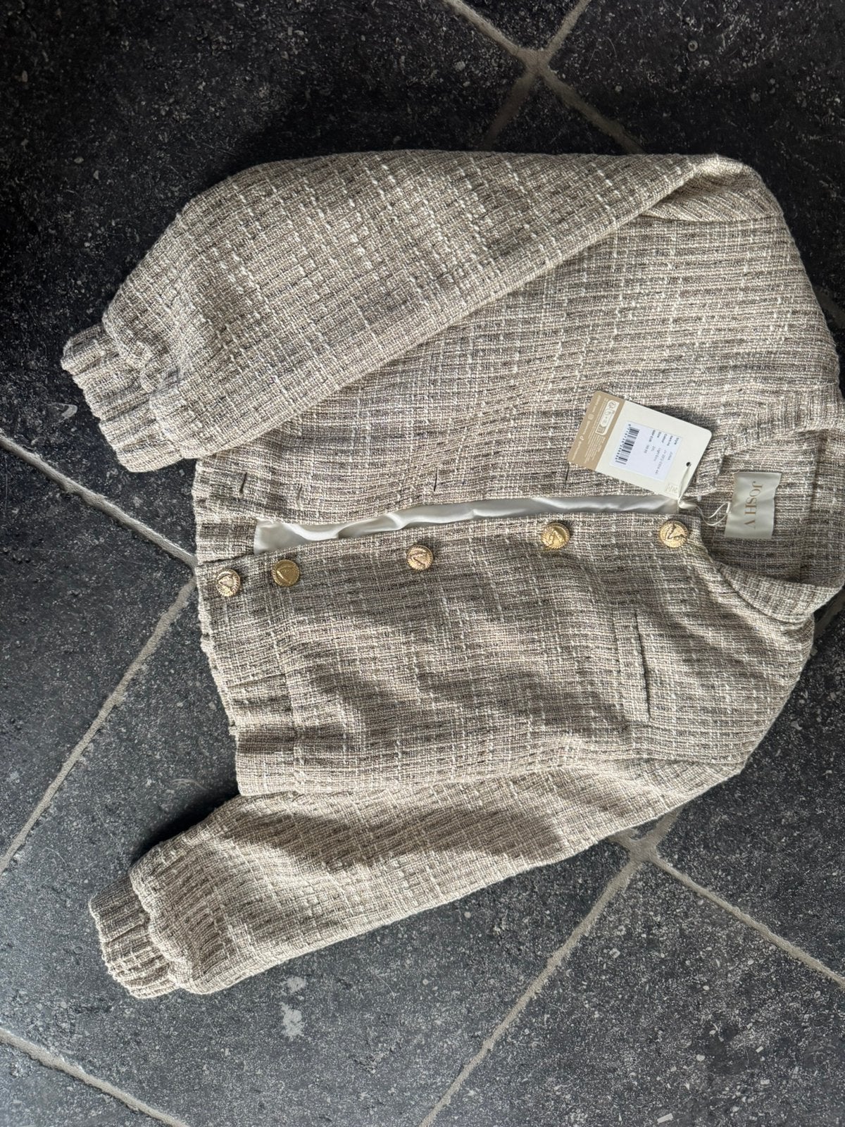 Josh v bomber jasje maat XXL, Kleding | Dames, Verzenden, Beige, Maat 46/48 (XL) of groter, Nieuw