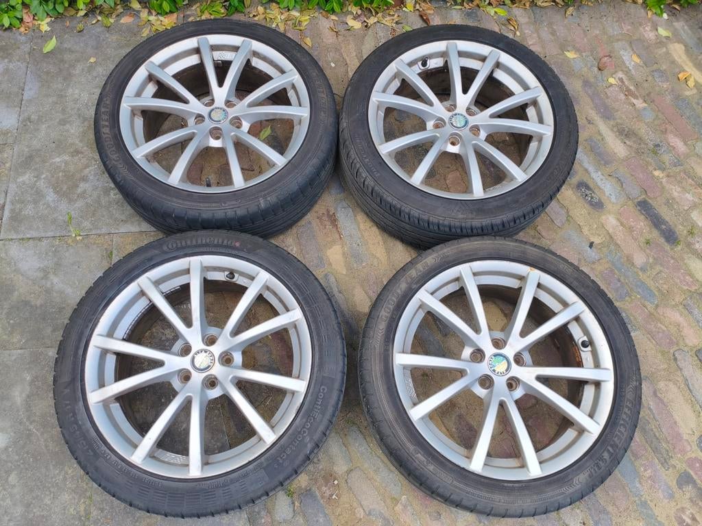 Alfa 5x98 Ti wielen 17 inch, Ophalen, Gebruikt