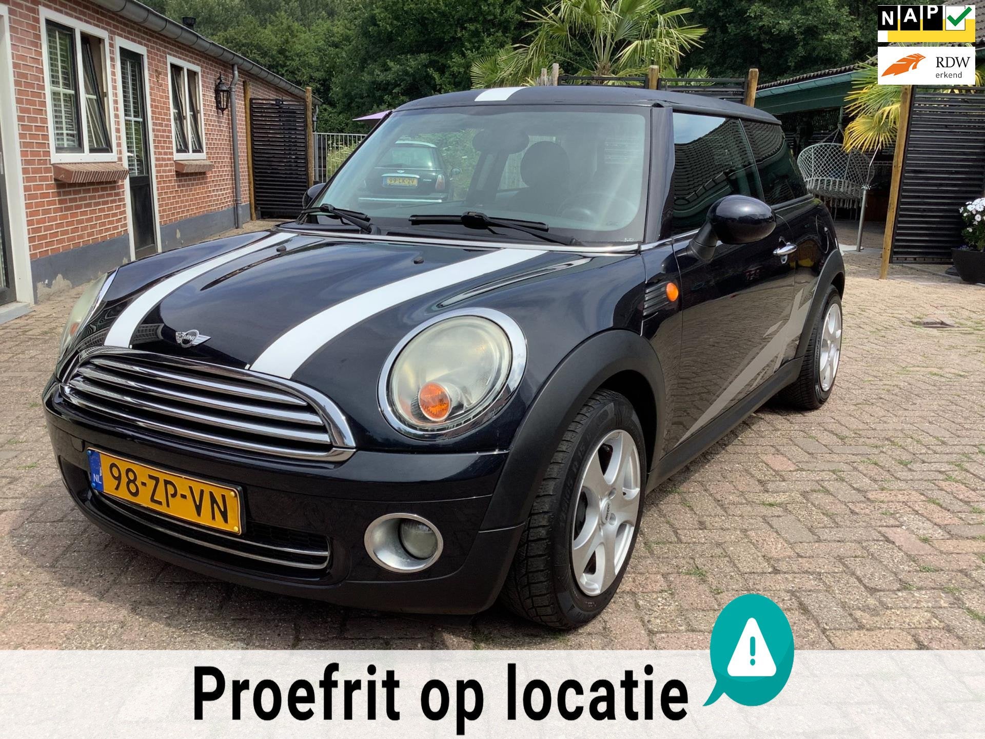 Mini Mini 1.6 Cooper NIEUWE APK 7-2026, Voorwielaandrijving, Dealer onderhouden, Gebruikt, 750 kg