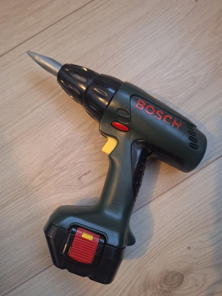 Bosch speelgoed boormachine met geluid, Ophalen of Verzenden, Gebruikt, Bouwen, Met geluid